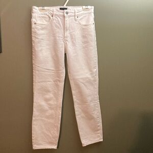 Silver white most wanted ankle straight jeans.